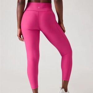 Athleta leggings in pink in M